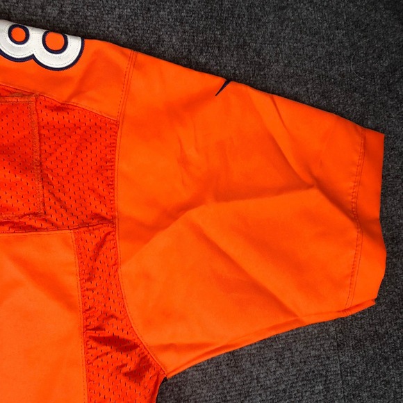 Wes Welker Denver Broncos Nike NFL Jersey #83 Football Orange Mens Size 48 - Picture 11 of 12